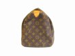 Photo3: LOUIS VUITTON Monogram Leather Brown Hand Bag Purse Speedy30 #5755