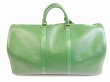 Photo2: LOUIS VUITTON Epi Leather Green Duffle&Gym Bag Hand Bag Keepall 50 #5772