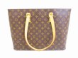 Photo2: LOUIS VUITTON Monogram Leather Brown Tote&Shoppers Bag Luco #5773