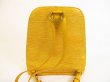 Photo2: LOUIS VUITTON Epi Leather Yellow Backpack Bag Purse Gobelins #5774