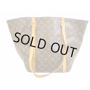 Photo: LOUIS VUITTON Monogram Leather Brown Tote&Shoppers Bag Sac Shopping #5807