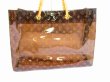 Photo2: LOUIS VUITTON Monogram Brown Vinyl Tote&Shoppers Bag Cabas Cruise #5887