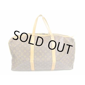 Photo: LOUIS VUITTON Monogram Leather Brown Duffle&Gym Bag Sac Souple 55 #5895