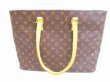 Photo2: LOUIS VUITTON Monogram Leather Brown Tote&Shoppers Bag Luco #5910