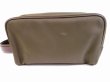 Photo2: LOUIS VUITTON Taiga Canvas&Leather Brown Hand Bag Pouch Palana #5922