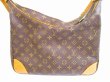 Photo2: LOUIS VUITTON Monogram Leather Brown Shoulder Bag Purse Boulogne 35 #5926