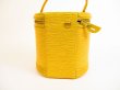 Photo2: LOUIS VUITTON Epi Leather Yellow Hand Bag Cosmetic Bag Cannes #5928