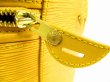 Photo9: LOUIS VUITTON Epi Leather Yellow Hand Bag Cosmetic Bag Cannes #5928