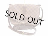 Photo: LOUIS VUITTON Damier Leather Brown Cross-body Bag Saumur MM 30 SPO #5931