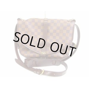 Photo: LOUIS VUITTON Damier Leather Brown Cross-body Bag Saumur MM 30 SPO #5931