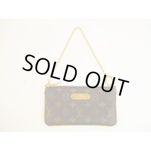 Photo: LOUIS VUITTON Monogram Leather Brown Pouch Pochette Mira MM #5958