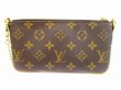 Photo2: LOUIS VUITTON Monogram Leather Brown Pouch Pochette Mira MM #5958