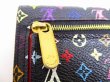 Photo11: LOUIS VUITTON Multicolor Black Leather Tri-fold Wallet Purse Joy #5973