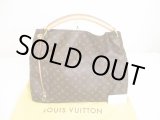 Photo: LOUIS VUITTON Monogram Leather Brown Shoulder Bag Hobo Artsy GM #6001