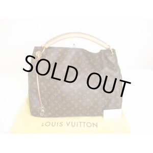 Photo: LOUIS VUITTON Monogram Leather Brown Shoulder Bag Hobo Artsy GM #6001