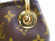 Photo11: LOUIS VUITTON Monogram Leather Brown Shoulder Bag Hobo Artsy GM #6001