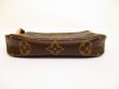 Photo5: LOUIS VUITTON Monogram Leather Brown Mini Accessories Chain Pouch #6002