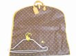 Photo1: LOUIS VUITTON Monogram Leather Brown Garment Bag Suit Carrier Luggage #6006