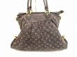 Photo2: LOUIS VUITTON Monogram Denim Black Hand Bag w/Strap Neo Cabby GM #6013