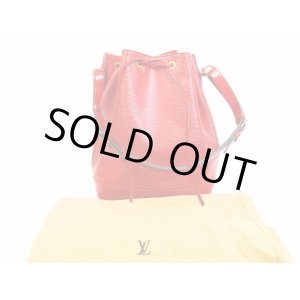 Photo: LOUIS VUITTON Epi Leather Red Shoulder Bag Purse Noe #6018