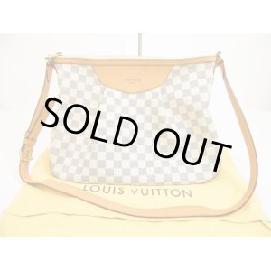 Photo: LOUIS VUITTON Azur Leather White Messenger&Cross-body Bag Siracusa MM #6023