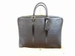 Photo1: LOUIS VUITTON Epi Leather Black Briefcases Business Case Voyage #6027