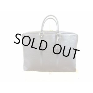 Photo: LOUIS VUITTON Epi Leather Black Briefcases Business Case Voyage #6027