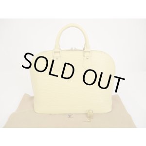 Photo: LOUIS VUITTON Epi Leather Vanilla Hand Bag Purse Alma #6044