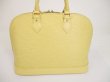 Photo2: LOUIS VUITTON Epi Leather Vanilla Hand Bag Purse Alma #6044