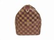 Photo4: LOUIS VUITTON Damier Leather Sequins Brown Hand Bag Purse Speedy30 #6048