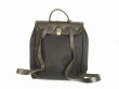 Photo2: HERMES Herbag PM Black Canvas&Leather 2 in 1 Backpack Bag Purse #6092