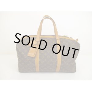 Photo: LOUIS VUITTON Monogram Leather Brown Duffle&Gym Bag Sac Souple 45 #6096