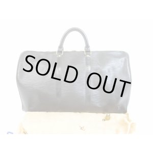 Photo: LOUIS VUITTON Epi Leather Black Duffle&Gym Bag Hand Bag Keepall 50 #6099