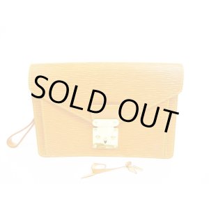 Photo: LOUIS VUITTON Epi Leather Brown Clutch Bag Purse Sellier Dragonne #6100