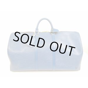 Photo: LOUIS VUITTON Epi Leather Blue Duffle&Gym Bag Boston Bag Keepall 55 #6102
