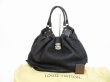 Photo1: LOUIS VUITTON Mahina Leather Black Tote&Shoppers Bag Purse Neo L #6103