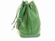 Photo4: LOUIS VUITTON Epi Leather Green Shoulder Bag Purse Noe #6108