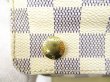 Photo11: LOUIS VUITTON Damier Azur Leather White Crossbody Bag Purse Naviglio #6118