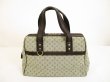 Photo1: LOUIS VUITTON Monogram Mini Canvas Khaki Hand Bag Purse Josephine GM #6124