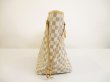 Photo3: LOUIS VUITTON Damier Azur Leather Brown Tote&Shoppers Neverfull GM #6141