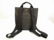 Photo2: HERMES Canvas Her Line Grays Backpack Bag MM w/Lock and Key #6149