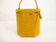 Photo2: LOUIS VUITTON Epi Leather Yellow Hand Bag Cosmetic Bag Cannes #6155