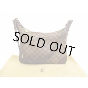 Photo: LOUIS VUITTON Special Order Damier Leather Brown Shoulder Bag Boulogne 30 #6167