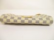 Photo5: LOUIS VUITTON Azur Leather White Evening Bag Pochette Eva W/Strap #6169