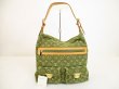 Photo1: LOUIS VUITTON Monogram Denim Khaki Shoulder Bag Purse Baggy GM #6183