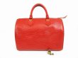 Photo1: LOUIS VUITTON Epi Leather Red Hand Bag Purse Speedy30 #6190