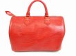 Photo2: LOUIS VUITTON Epi Leather Red Hand Bag Purse Speedy30 #6190