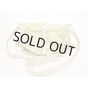 Photo: LOUIS VUITTON Mini Lin Canvas White Crossbody Bag SaumurMM 30 #6191