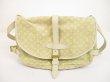 Photo2: LOUIS VUITTON Mini Lin Canvas White Crossbody Bag SaumurMM 30 #6191