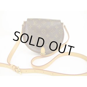 Photo: LOUIS VUITTON Monogram Leather Brown Crossbody Bag Tambourine #6194